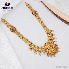 Rani's Nakshi Na Long Necklace: Handcrafted Indian Jewelry