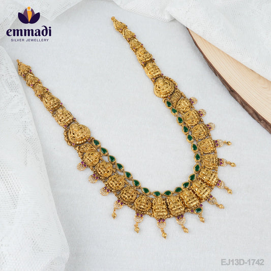 Ahilya Shuddha - Long Necklace Nakshi Multi