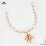 INDUMATEY Exquisite Pink Stone Necklace