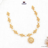 INDUMATHI Exquisite White Stone Necklace