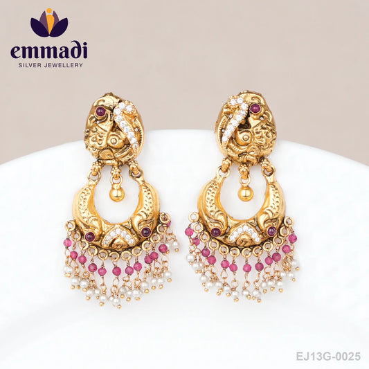 Malashree Nakshi Red Hangings