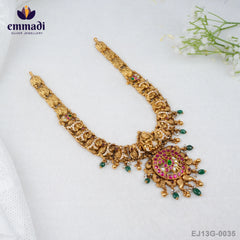 Tamashree Kundan Nakshi Multi Long Necklace