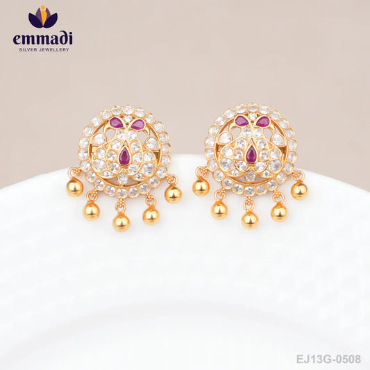 Jasmeh Stone Pink Studs
