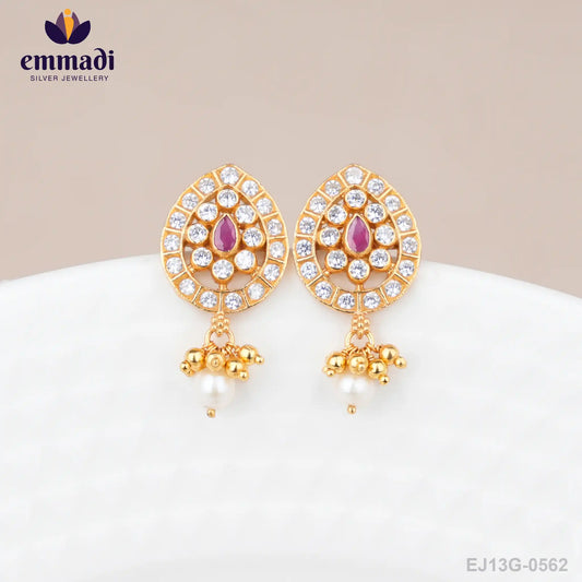 Piyash Stone Pink Studs
