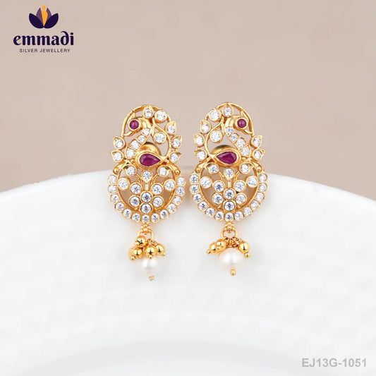 Yamshith Stone Red Studs