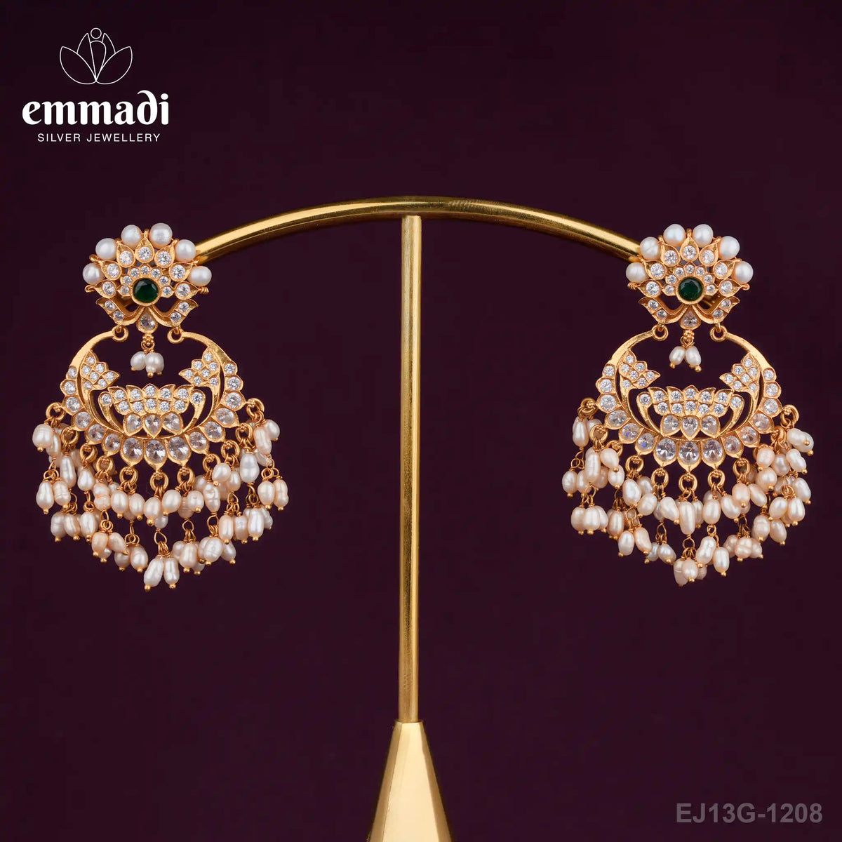 Hari Chandbali Green Hangings