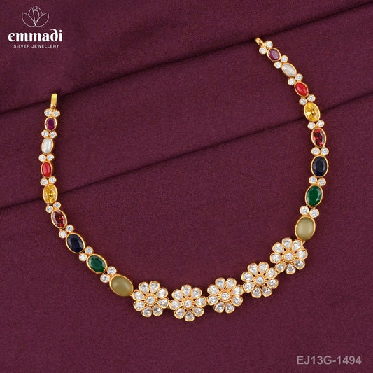 Soli Stone Navrathan Necklace