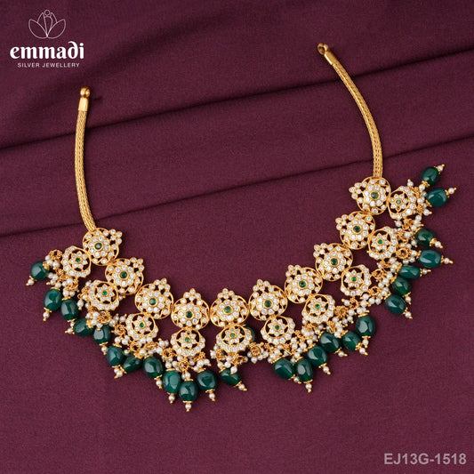 Tuhi Stone Green Necklace