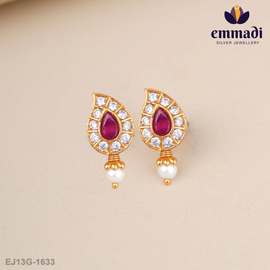 Asani Mango Red Studs