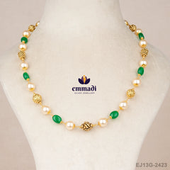 Purvi Pearls White Chain