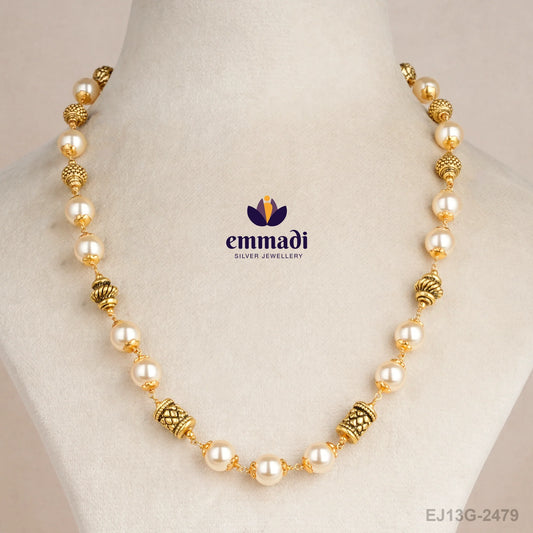 Rakhi Pearls White Chain