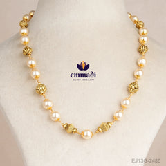 Rakti Pearls White Chain