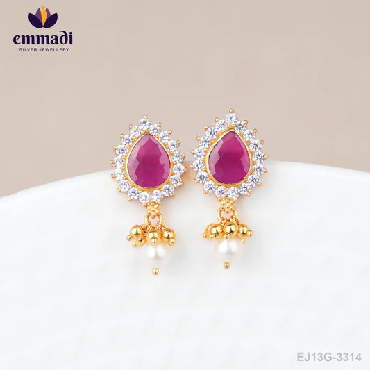 Dipini Stone Pink Studs