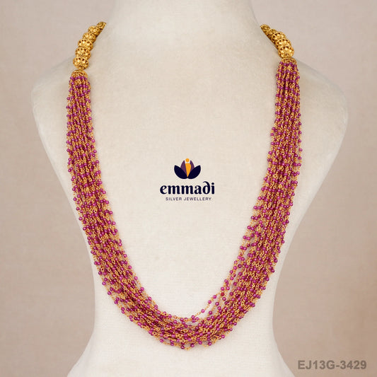 Garati Beads Pink Chain