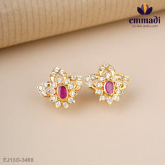 Hemani Stone Red Studs