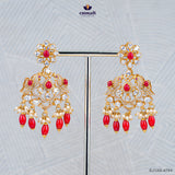 Priyanka's Pagadam: Elegant Orange Coral Hangings