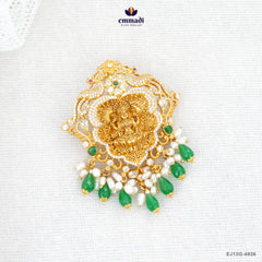 JAGAMOHINI Exquisite CZ Nakshi Pendant