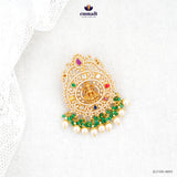 JAGANMATRIA Exquisite Multi-Colored CZ Nakshi Pendant