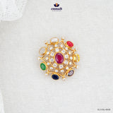 JAGAVI Exquisite Pendant with Multi-Stone Elegance