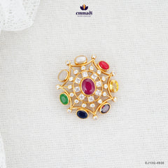 JAGAVI Exquisite Pendant with Multi-Stone Elegance