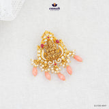 JAGRATY Stunning Red Nakshi Pendant Jewelry