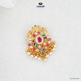 JAISHIVANISREE Exquisite Multi-Coloured Silver Pendant