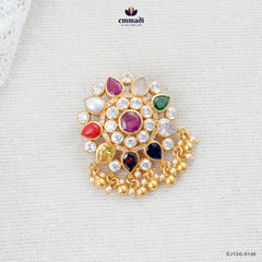 JAIWANTI Radiant Multi-Stone Pendant Elegance