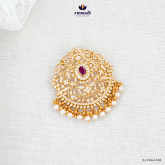 JASODHARA Exquisite Pink Stone Pendant