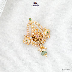 JAYALALITHA Elegant Multi-Colored Nakshi Pendant