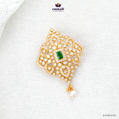 JAYAPRIYA Exquisite Green Stone Pendant