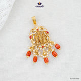 JEYALUXMY Exquisite Orange Rampraivar Pendant