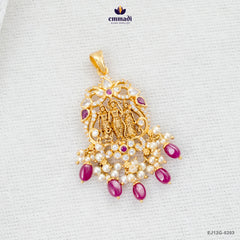 Jeyanthi Elegant Pink Pendant Jewellery