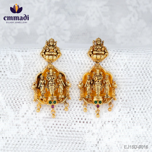 Anyeshka Kamalika Handcrafted Gold Plated Earrings