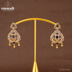 Sakshi Jewels: CZ Multi Hangings - Handcrafted with Pure Gold Plating