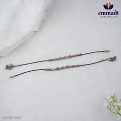 Radhika's Silver Anklelets: Handcrafted with Pure Gold Plating