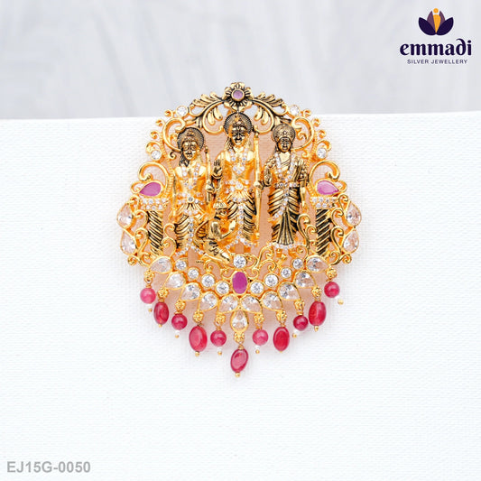 Laksmi Ramparivar Red Pendant