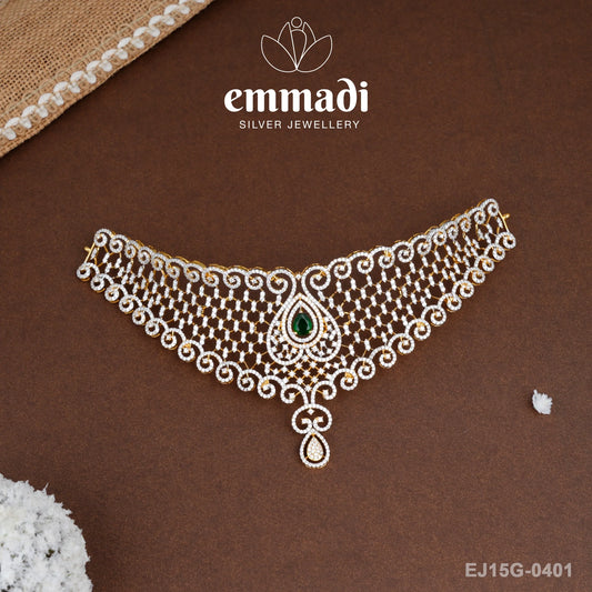 Panini Premium Cz Green Choker