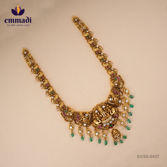 Puravi Kundan Nakshi Multi Long Necklace