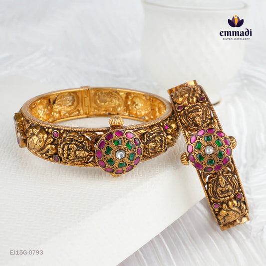 Sumati Kundan Nakshi Multi Bangles