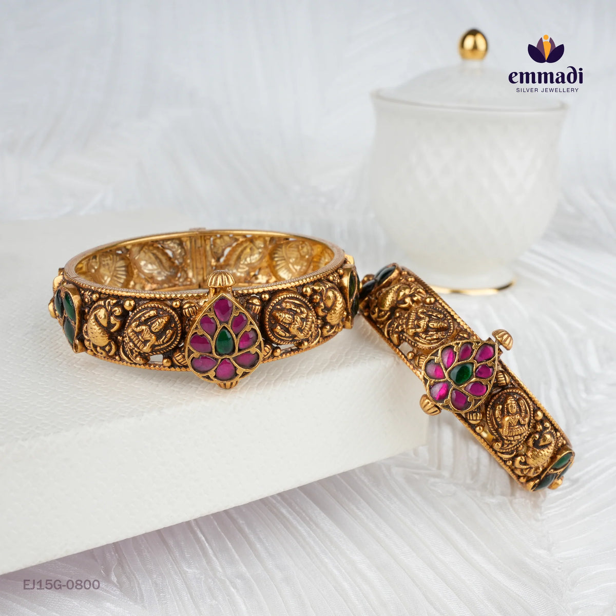 Swasti Kundan Nakshi Multi Bangles