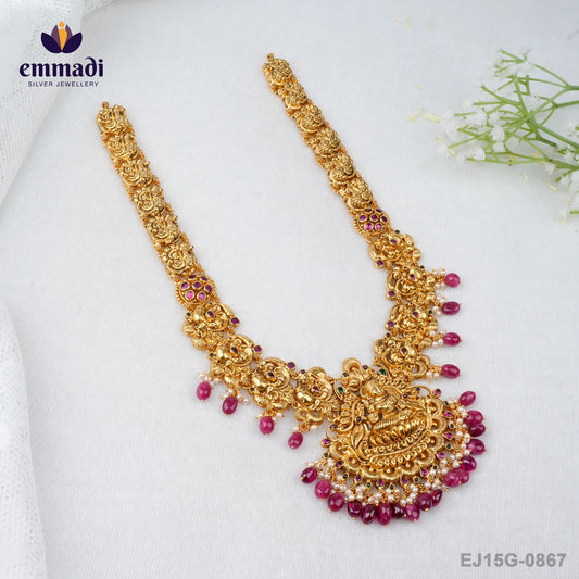 Thumri Kundan Nakshi Multi Long Necklace