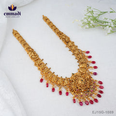 Aarushi Kundan Nakshi Multi Long Necklace