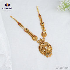 Aroushi Kundan Nakshi Multi Long Necklace