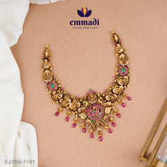 Bhrithi Kundan Nakshi Multi Necklace