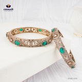 Bidushi Victorian Green Bangles