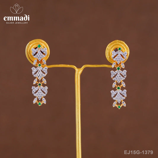 Elavali Premium Cz Green Hangings