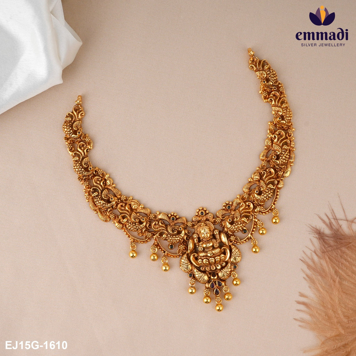 NAKSHI MULTI NECKLACE: Exquisite Indian Jewellery crafted with Pure Gold Plating and Pure 92.5 Silver