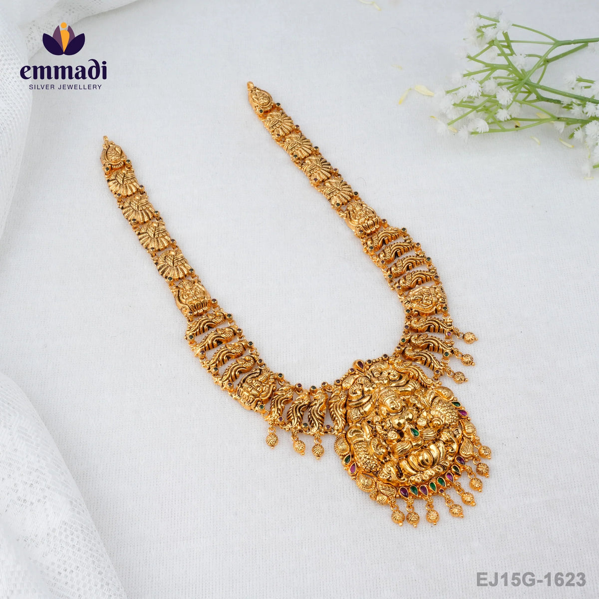 Kinnari Nakshi Multi Long Necklace