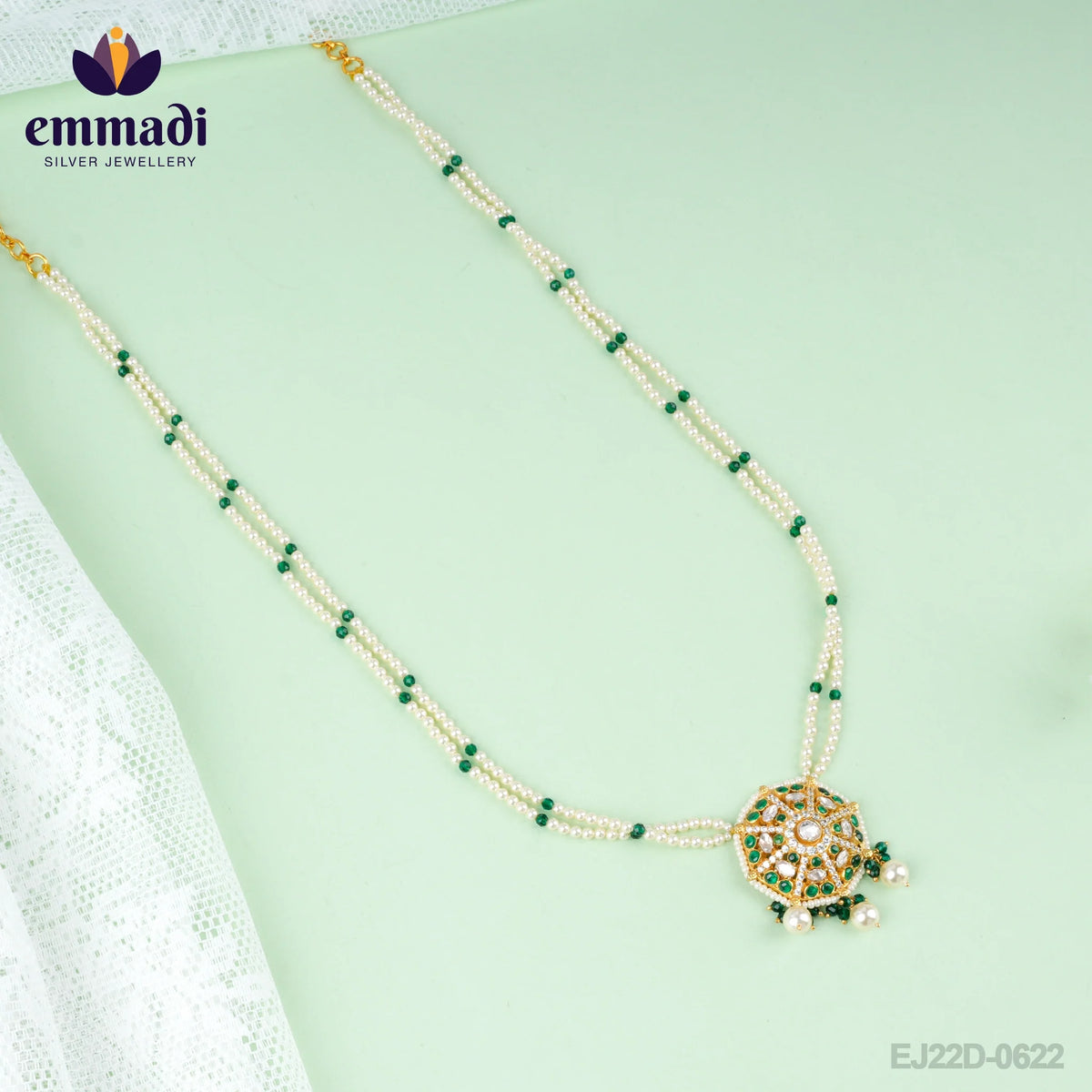 Adhitta Tazzle Moissanite Green: Exquisite Handcrafted Jewellery