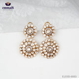 Sona's Moissanite White Hangings: Exquisite Indian Handcrafted Jewellery